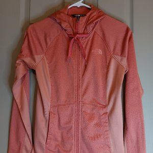 North Face Women's Full Zip Jacket - Light Dusty Pink - Size SMALL